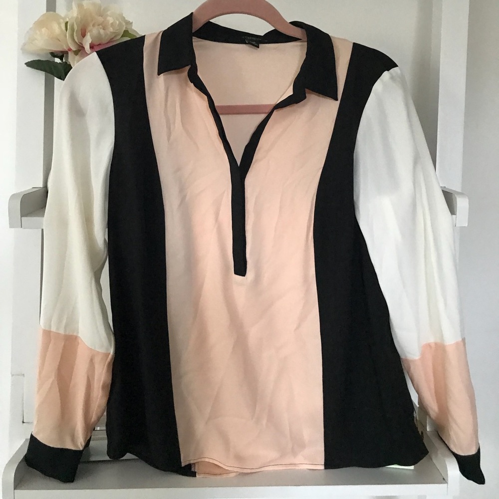 Color block blouse - Picture 2 of 5